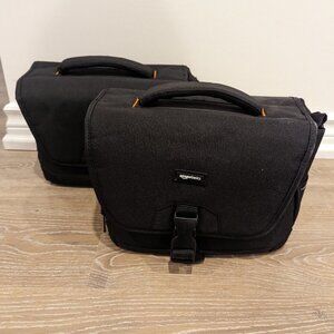 Two Amazon Basics Camera Bags
